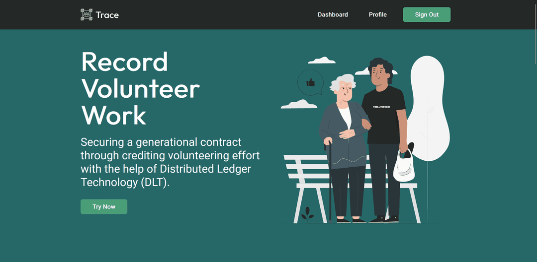 Trace project homepage